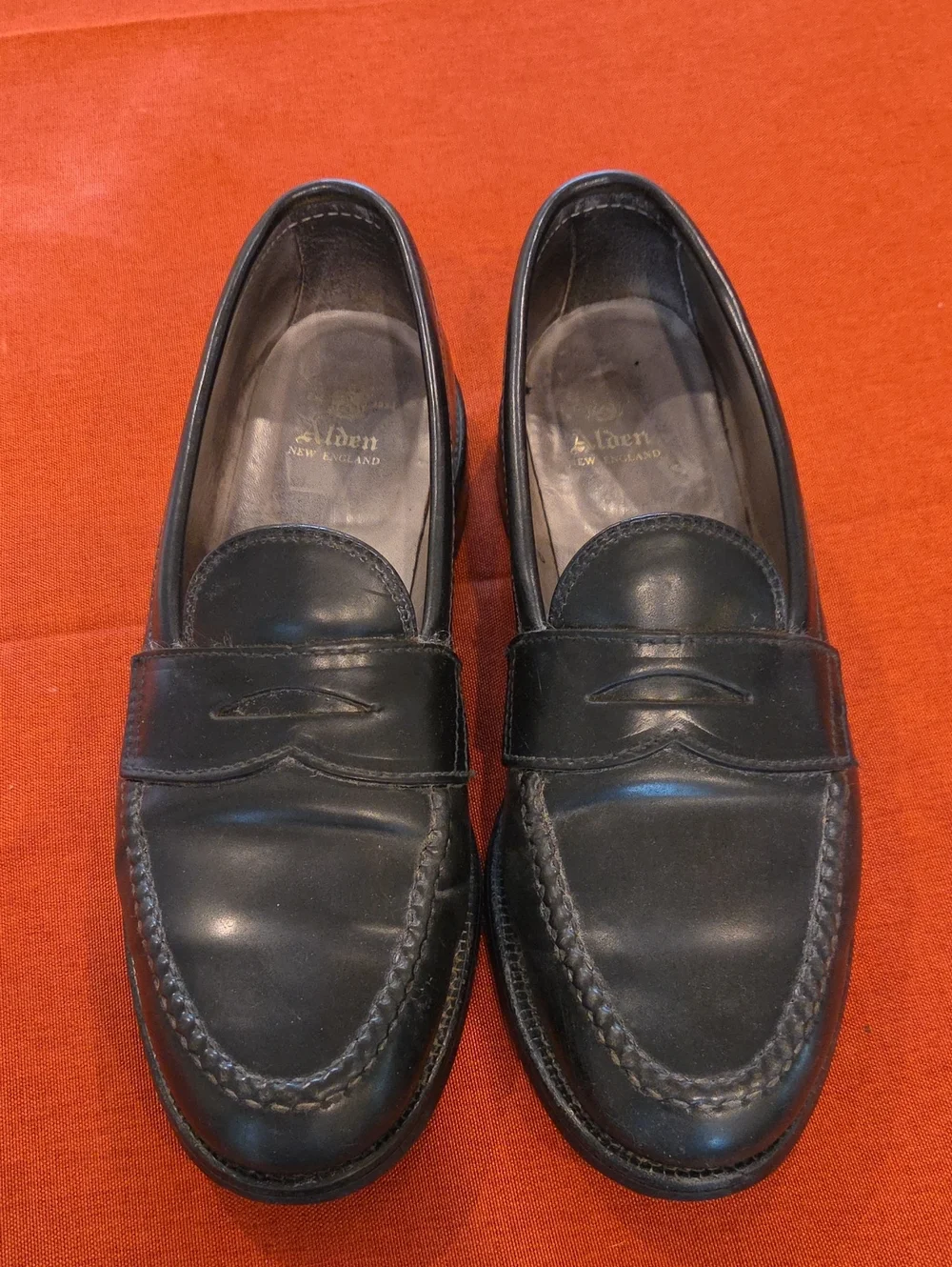 Alden Shell Cordovan Penny Loafers